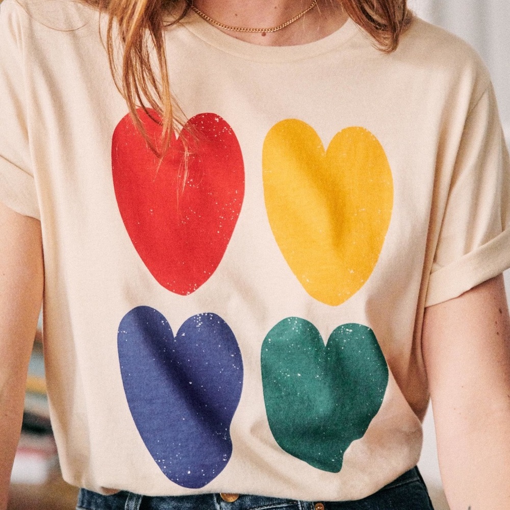 Sezane Heart T-Shirt